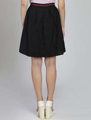quirky embroidered a-line skirt - 17118029 - Standard Image - 3