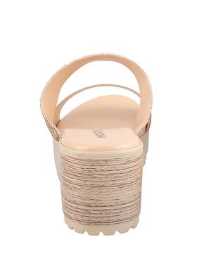 beige slip on sandals - 17118678 - Standard Image - 3