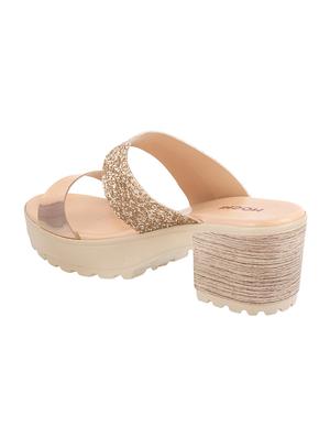 beige slip on sandals - 17118678 - Standard Image - 4
