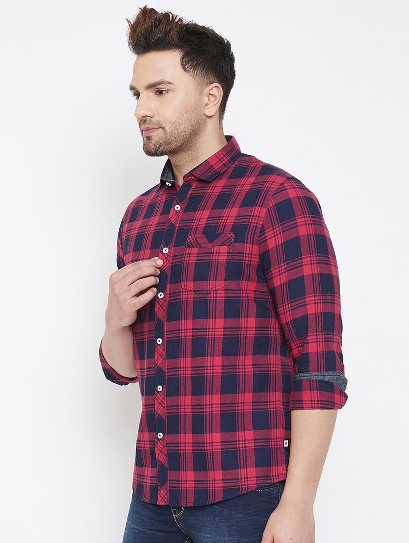 red checkered casual shirt - 17118861 - Zoom Image - 2