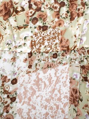 green polyester frock - 17119017 - Standard Image - 3