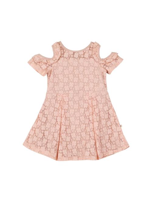 pink polyester frock - 17119026 - Standard Image - 1