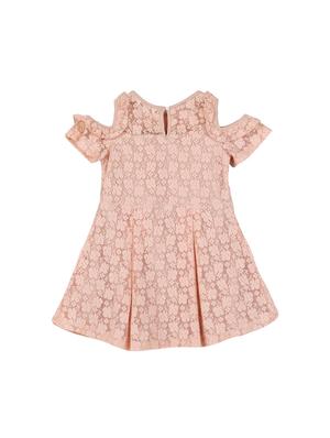pink polyester frock - 17119026 - Standard Image - 2