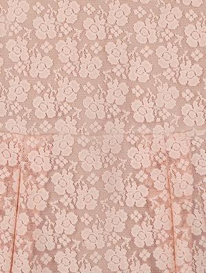 pink polyester frock - 17119026 - Standard Image - 3