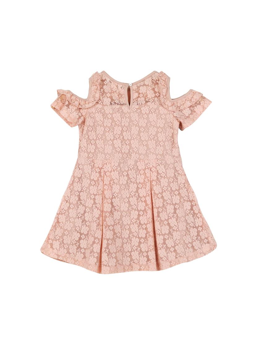pink polyester frock - 17119026 - Zoom Image - 2