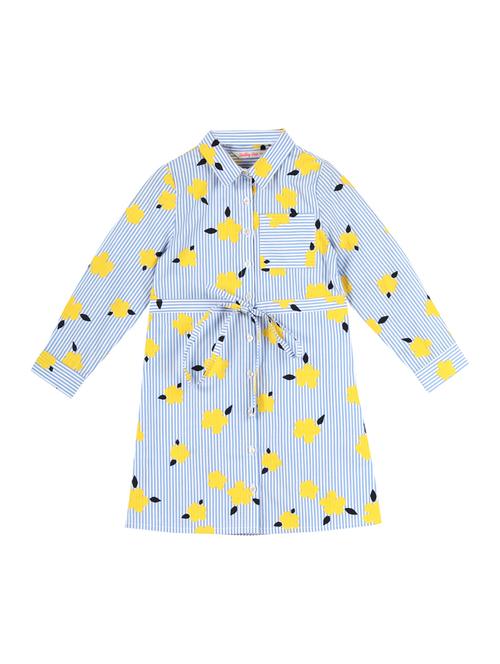 blue cotton frock - 17119028 - Standard Image - 1