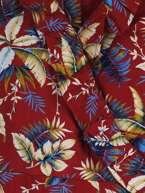 red viscose frock - 17119030 - Standard Image - 3