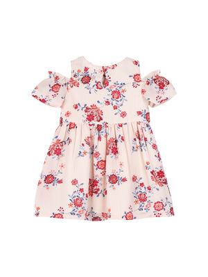 multi colored polyester frock - 17119036 - Standard Image - 2