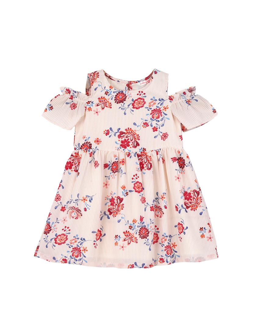 multi colored polyester frock - 17119036 - Zoom Image - 1