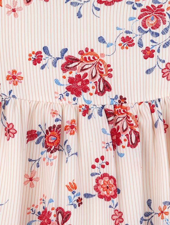 multi colored polyester frock - 17119036 - Zoom Image - 3