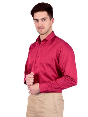 red printed casual shirt - 17119141 - Standard Image - 2