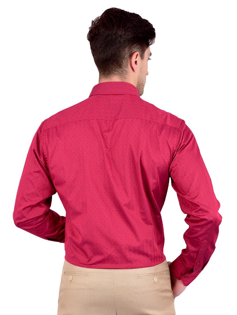 red printed casual shirt - 17119141 - Zoom Image - 3