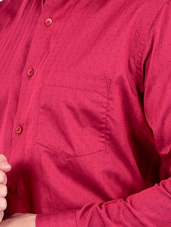 red printed casual shirt - 17119141 - Zoom Image - 5