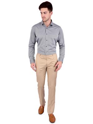 grey checkered formal shirt - 17119159 - Standard Image - 4
