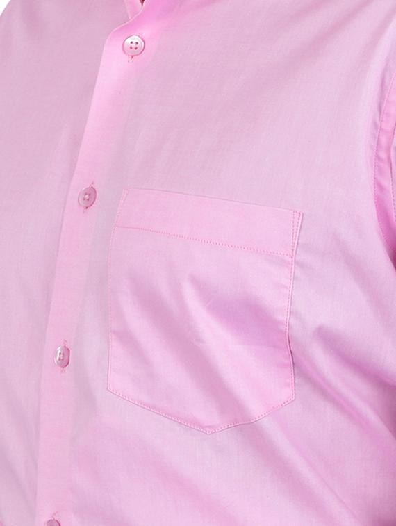 pink solid formal shirt - 17119168 - Zoom Image - 5