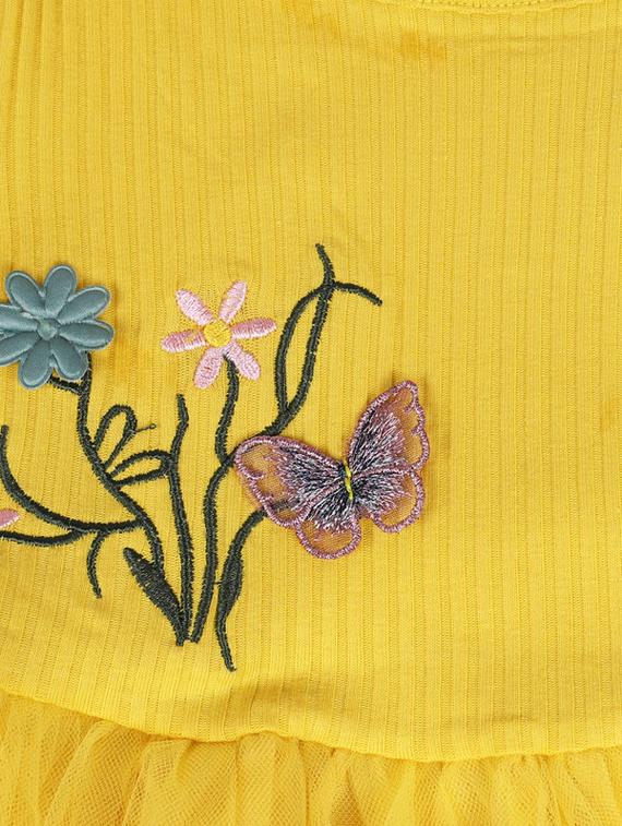 yellow cotton frock - 17119229 - Zoom Image - 3