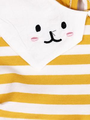 yellow cotton frock - 17119239 - Standard Image - 3