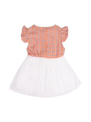 orange cotton frock - 17119241 - Standard Image - 2
