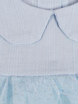 blue cotton frock - 17119269 - Standard Image - 3