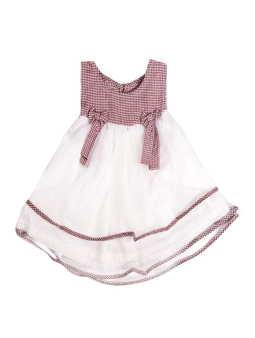 red cotton frock - 17119270 - Standard Image - 1