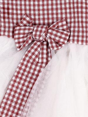 red cotton frock - 17119270 - Standard Image - 3