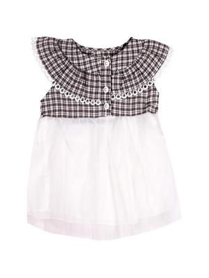 white cotton frock - 17119298 - Standard Image - 2