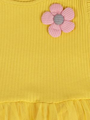 yellow cotton frock - 17119301 - Standard Image - 3