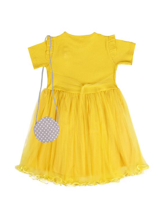 yellow cotton frock - 17119301 - Zoom Image - 2