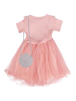 pink cotton frock - 17119303 - Standard Image - 2