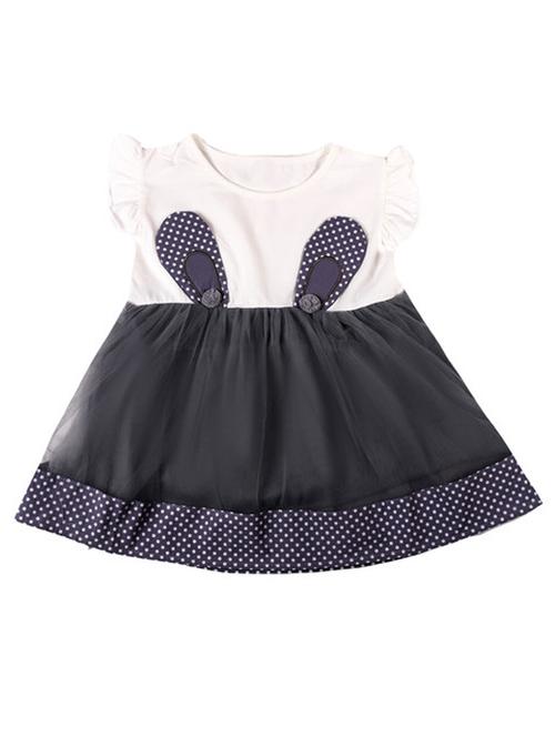 blue cotton frock - 17119306 - Standard Image - 1
