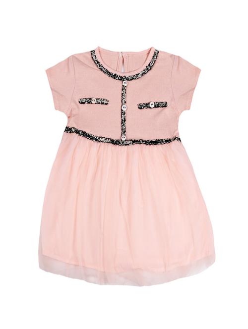 pink cotton frock - 17119310 - Standard Image - 1