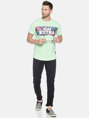 green printed t-shirt - 17119452 - Standard Image - 4
