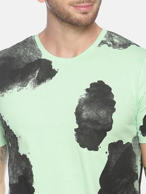 green printed t-shirt - 17119456 - Standard Image - 5