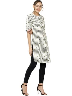 printed straight kurta - 17120385 - Standard Image - 2
