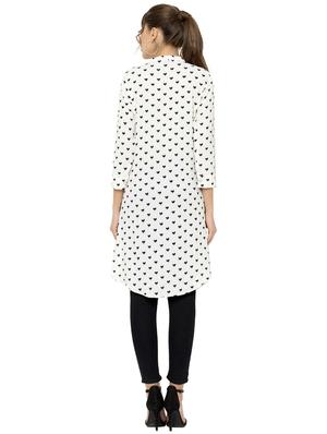 printed straight kurta - 17120386 - Standard Image - 3