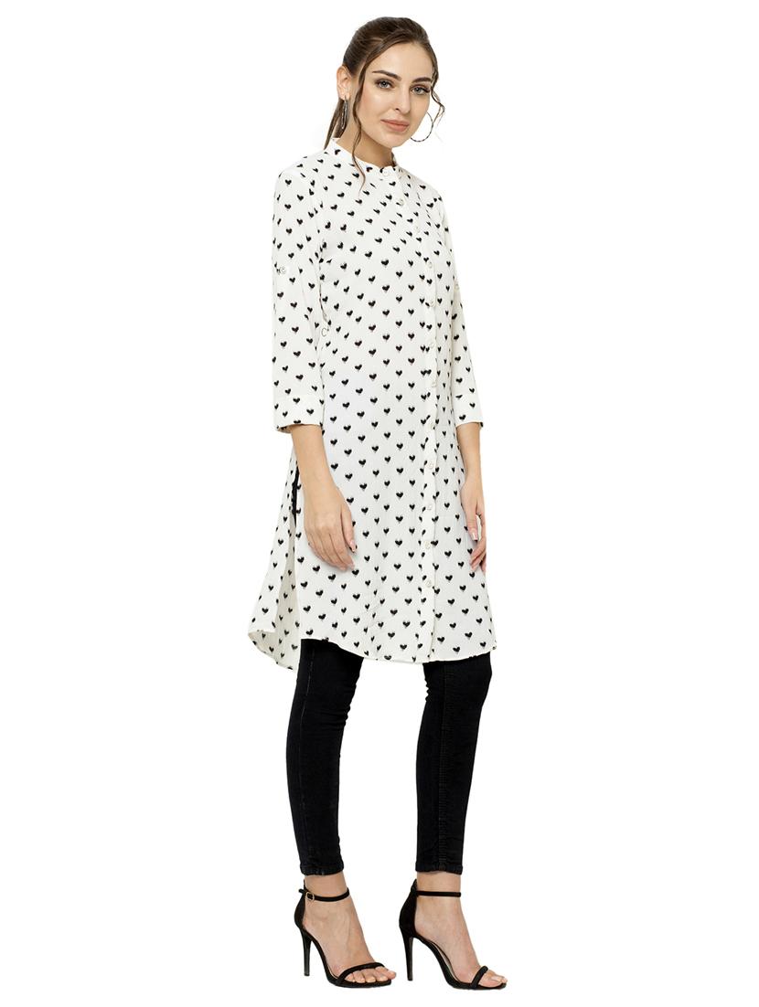 printed straight kurta - 17120386 - Zoom Image - 2