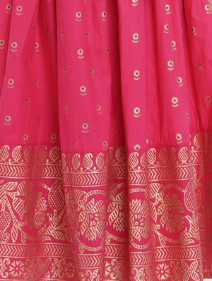 green cotton lehnga choli - 17120423 - Standard Image - 5