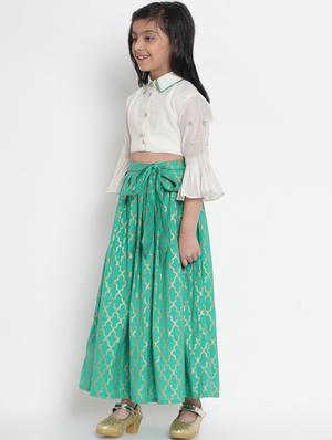 multi cotton lehnga choli - 17120424 - Standard Image - 2