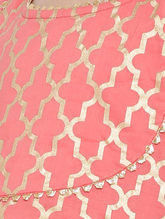 pink cotton suit set - 17120428 - Zoom Image - 4