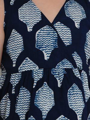 blue cotton suit set - 17120439 - Standard Image - 4