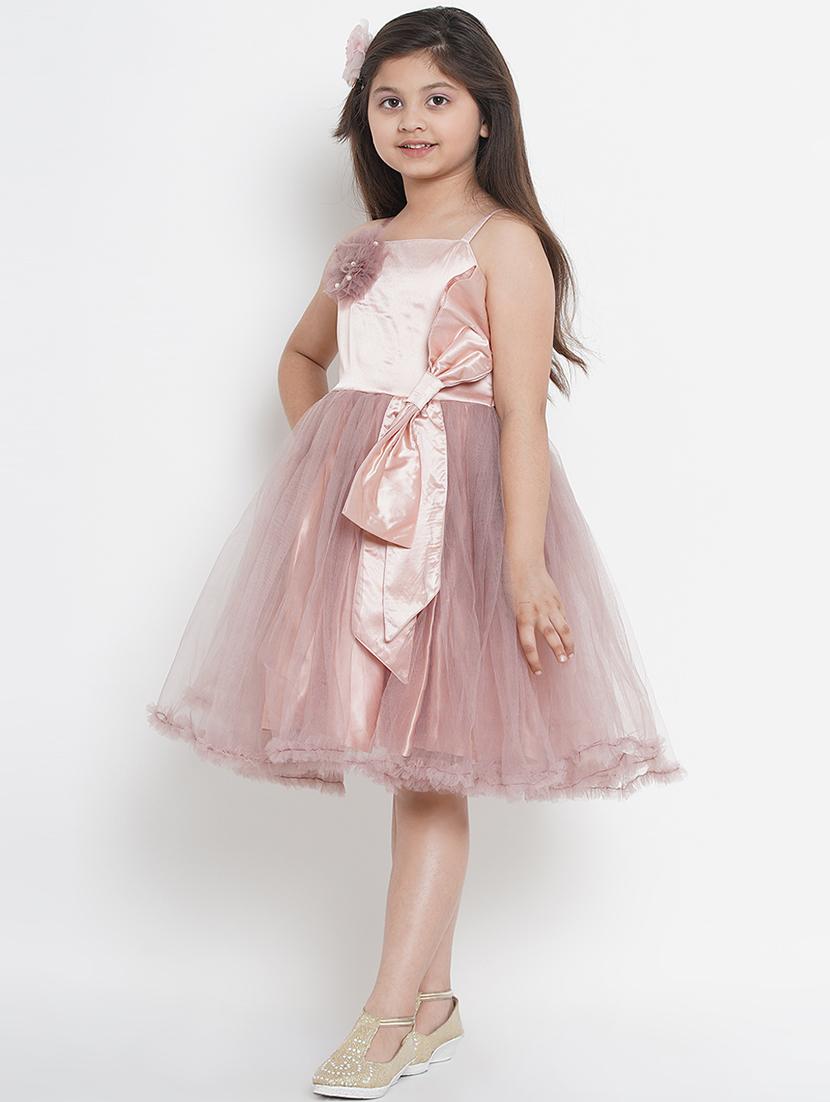 pink silk blend frock - 17120440 - Zoom Image - 2
