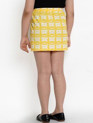 yellow cotton pencil skirt - 17120443 - Standard Image - 3
