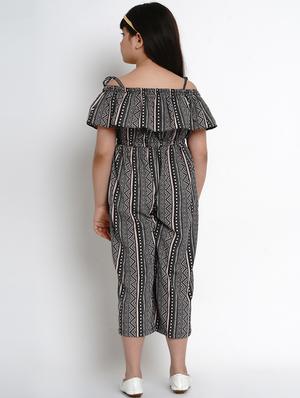 black cotton jumpsuit - 17120456 - Standard Image - 3
