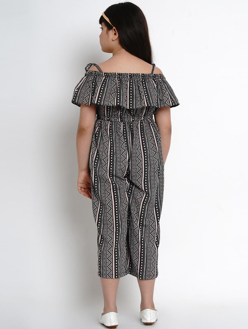 black cotton jumpsuit - 17120456 - Zoom Image - 3