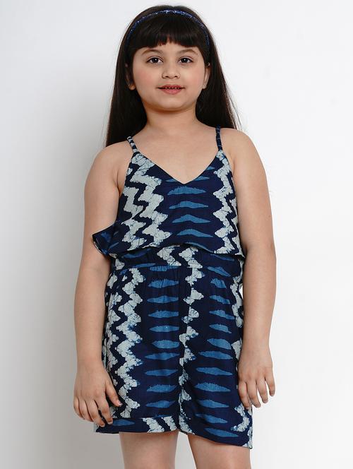 blue cotton jumpsuit - 17120459 - Standard Image - 1