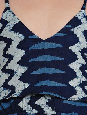 blue cotton jumpsuit - 17120459 - Standard Image - 5