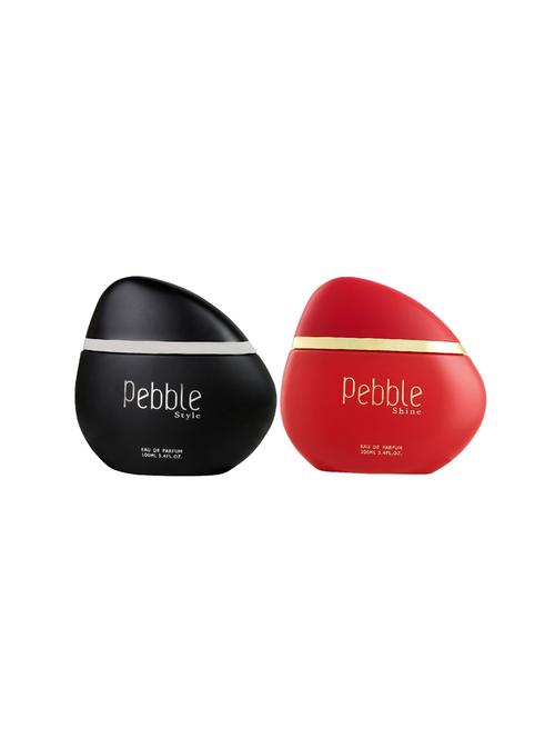 maryaj pebble style edp spicy 100ml for men and maryaj pebble shine edp 100ml for women + 2 parfum testers free - 17121578 - Standard Image - 1