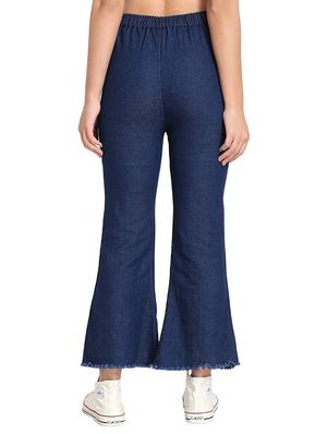 pearl embellished high rise jeans - 17122344 - Standard Image - 3