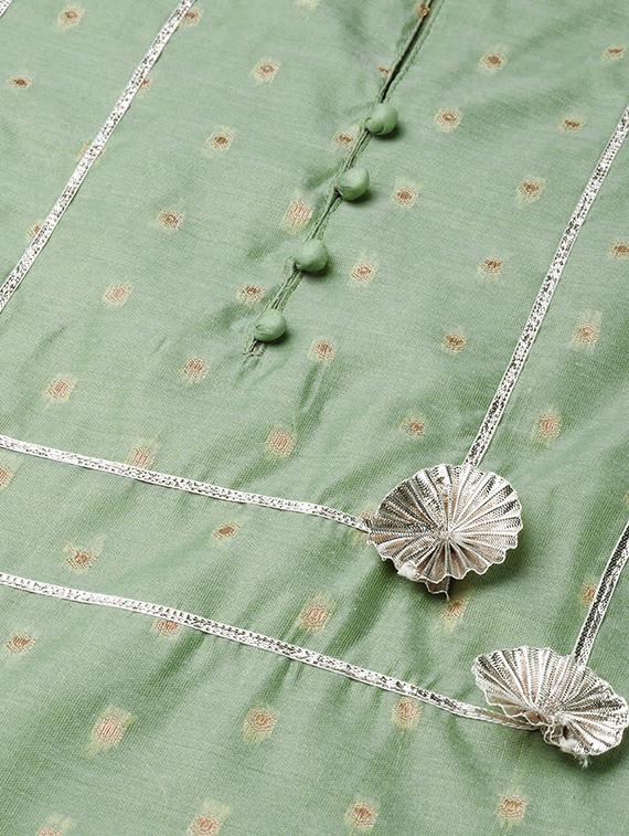 self design kurta sharara set - 17124193 - Zoom Image - 5