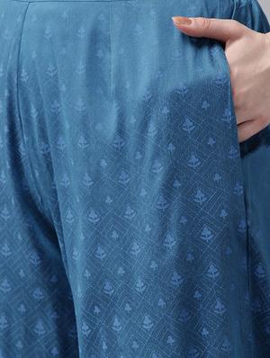 block pint kurta palazzo set - 17124194 - Standard Image - 5